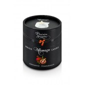 Массажная свеча с ароматом граната Bougie de Massage Gourmande Grenadine - 80 мл. - Plaisir Secret - купить с доставкой в Воронеже