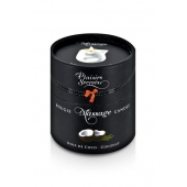 Массажная свеча с ароматом кокоса Bougie de Massage Gourmande Coco - 80 мл. - Plaisir Secret - купить с доставкой в Воронеже