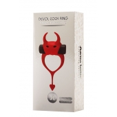 Красное эрекционное кольцо в форме дьяволенка DEVOL COCKRING - Adrien Lastic - в Воронеже купить с доставкой