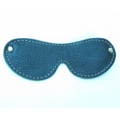 Кожаная маска на глаза - БДСМ Арсенал - купить с доставкой в Воронеже