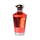 Массажное интимное масло с ароматом клубничного вина - 100 мл. - Shunga - купить с доставкой в Воронеже