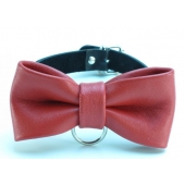 Эффектный ошейник с бабочкой - БДСМ Арсенал - купить с доставкой в Воронеже