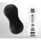 Мастурбатор FLEX Rocky Black с плотным рельефом - Tenga - в Воронеже купить с доставкой