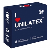 Ультрапрочные презервативы Unilatex Extra Strong - 3 шт. - Unilatex - купить с доставкой в Воронеже