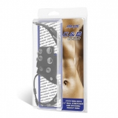 Утяжка на пенис и мошонку Cock Ring With 1.5  Ball Stretcher And Optional Weight Ring - BlueLine - купить с доставкой в Воронеже