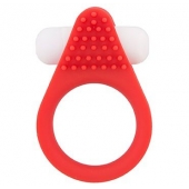 Красное эрекционное кольцо LIT-UP SILICONE STIMU RING 1 RED - Dream Toys - в Воронеже купить с доставкой