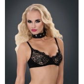 Полиуретановый ошейник с пуклями и D-кольцами Collar with Studs - Blush Novelties - купить с доставкой в Воронеже