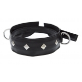 Полиуретановый ошейник с пуклями и D-кольцами Collar with Studs - Blush Novelties - купить с доставкой в Воронеже