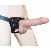 Универсальный пояс премиум класса (S) с 2 насадками - LOVETOY (А-Полимер) - купить с доставкой в Воронеже