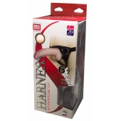 Универсальный пояс премиум класса (S) с 2 насадками - LOVETOY (А-Полимер) - купить с доставкой в Воронеже