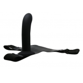 Страпон на эластичных ремнях Ultra Harness Karin Dildo - 16,8 см. - Baile - купить с доставкой в Воронеже