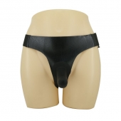 Страпон на эластичных ремнях Ultra Harness Les Dildo - 15 см. - Baile - купить с доставкой в Воронеже