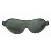 Маска на глаза из гладкой кожи - БДСМ Арсенал - купить с доставкой в Воронеже