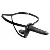 Женский страпон с вагинальной пробкой Double Penetrix Strap-on - 15 см. - Pipedream - купить с доставкой в Воронеже