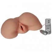 Телесная вибровагина из киберкожи с выносным пультом - LOVETOY (А-Полимер) - в Воронеже купить с доставкой