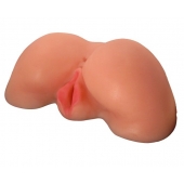 Телесная вибровагина из киберкожи с выносным пультом - LOVETOY (А-Полимер) - в Воронеже купить с доставкой