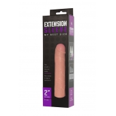 Насадка-удлинитель Extension sleeve телесного цвета - 18,5 см. - Sitabella - в Воронеже купить с доставкой