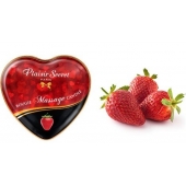 Массажная свеча с ароматом клубники Bougie Massage Candle - 35 мл. - Plaisir Secret - купить с доставкой в Воронеже