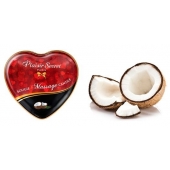 Массажная свеча с ароматом кокоса Bougie Massage Candle - 35 мл. - Plaisir Secret - купить с доставкой в Воронеже