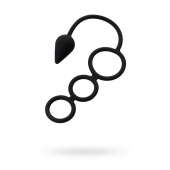 Тройное эрекционное кольцо с анальным хвостом Drop S-size - Erotist Adult Toys - в Воронеже купить с доставкой