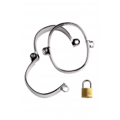 Металлический наручники с замком - ToyFa - купить с доставкой в Воронеже