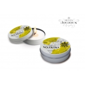 Массажная свеча Petits Joujoux Waikiki Beach с ароматом кокоса и ананаса - 33 гр. - MyStim - купить с доставкой в Воронеже