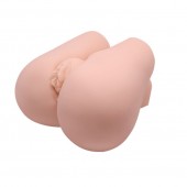 Реалистичный мастурбатор с вибрацией и двумя тоннелями - вагиной и анусом - Baile - в Воронеже купить с доставкой