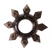 Чёрное эрекционное кольцо Rings Gear - Lola Games - в Воронеже купить с доставкой