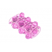 Розовая насадка на пенис Rings Armour - Lola Games - в Воронеже купить с доставкой