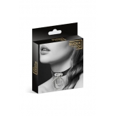 Черный чокер с двумя кольцами - Bijoux Pour Toi - купить с доставкой в Воронеже