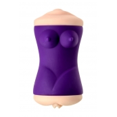 Двухсторонний мастурбатор JOS YARA в фиолетовой колбе - JOS - в Воронеже купить с доставкой