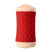 Двухсторонний мастурбатор JOS  NADIN в красном цилиндре - JOS - в Воронеже купить с доставкой