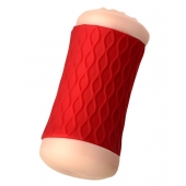 Двухсторонний мастурбатор JOS  NADIN в красном цилиндре - JOS - в Воронеже купить с доставкой