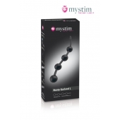 Большая анальная цепочка для электростимуляции Booty Garland L - 40 см. - MyStim - купить с доставкой в Воронеже