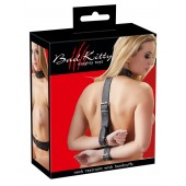 Фиксация на шею и запястья Bad Kitty Neck and Hand Restraints - Orion - купить с доставкой в Воронеже