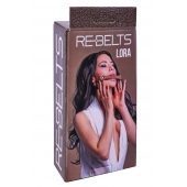 Кляп-трензель Lora с металлическими кольцами - Rebelts - купить с доставкой в Воронеже