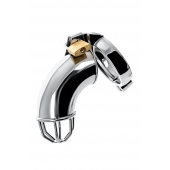 Серебристый мужской пояс верности TOYFA Metal - ToyFa - купить с доставкой в Воронеже