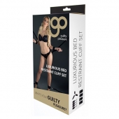 Комплект наручников и поножей LUXURIOUS BED RESTRAINT CUFF SET - Blush Novelties - купить с доставкой в Воронеже