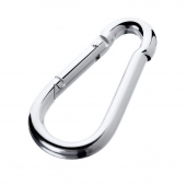 Серебристый карабин TOYFA Metal - ToyFa - купить с доставкой в Воронеже