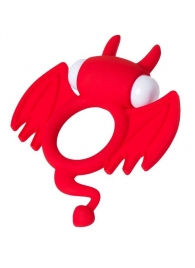 Красное эрекционное кольцо на пенис JOS COCKY DEVIL - JOS - в Воронеже купить с доставкой