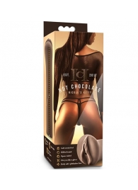 Коричневый мастубратор-вагина Nicole s Kitty - Blush Novelties - в Воронеже купить с доставкой
