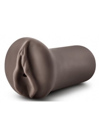 Коричневый мастубратор-вагина Nicole s Kitty - Blush Novelties - в Воронеже купить с доставкой
