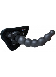 Чёрная насадка BALLS 3 - 22 см. - LOVETOY (А-Полимер) - купить с доставкой в Воронеже