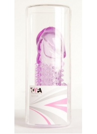 Фиолетовая насадка с коготком и шипами - 13 см. - Toyfa Basic - в Воронеже купить с доставкой