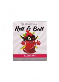 Стимулирующий презерватив-насадка Roll   Ball Raspberry - Sitabella - купить с доставкой в Воронеже