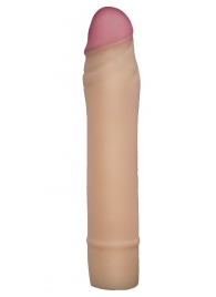 Телесная насадка-удлинитель из неоскин - 19,5 см. - LOVETOY (А-Полимер) - в Воронеже купить с доставкой