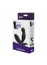 Черный вибромассажер простаты PROSTATE HERO - Dream Toys - в Воронеже купить с доставкой
