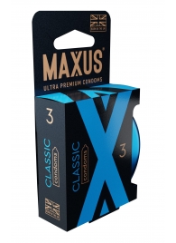 Классические презервативы в железном кейсе MAXUS Classic - 3 шт. - Maxus - купить с доставкой в Воронеже