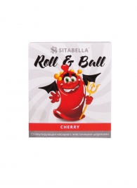 Стимулирующий презерватив-насадка Roll   Ball Cherry - Sitabella - купить с доставкой в Воронеже