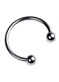 Серебристая подкова на головку пениса - ToyFa - купить с доставкой в Воронеже